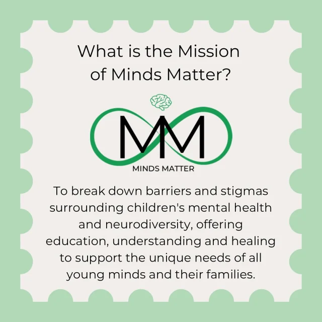 Our mission is to break down barriers and stigmas surrounding children’s mental health and neurodiversity, offering education, understanding and healing to support the unique needs of all young minds and their families.  We are making moves to make the mission happen. Stay tuned for more …. 💚🧠♾️
.
.
.
.
.
.
.
.
#mindsmattercollective #mindsmatter #yourmindmatters #childrensmentalhealth #childrensmentalhealthmatters #neurodivergent #neurodiversity #supportfamilies #mentalhealthadvocate #mentalhealthsupport #mentalhealthmatters #mentalhealthishealth #mentalhealthisimportant #mentalhealthnonprofit #nonprofit #nonprofitorganization #womanownedbusiness #localbusiness #norwalkct #norwalkmoms